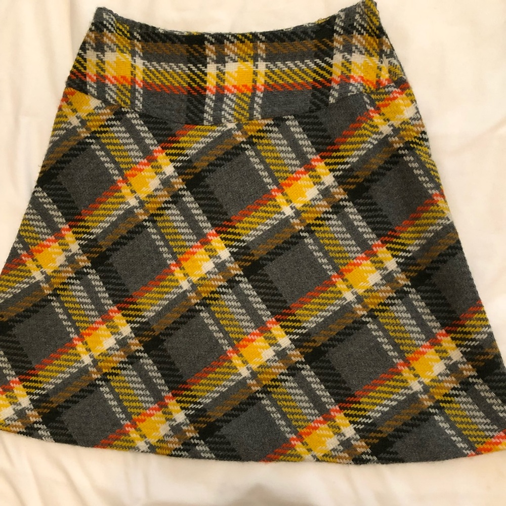 Vintage plaid skirt